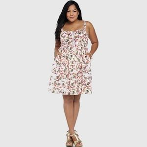 TORRID tropical sundress size 18 CUTE!